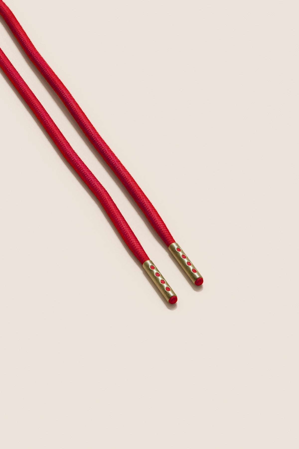 Senkels Testarossa 4mm Round Waxed Shoelaces with Brass Aglets