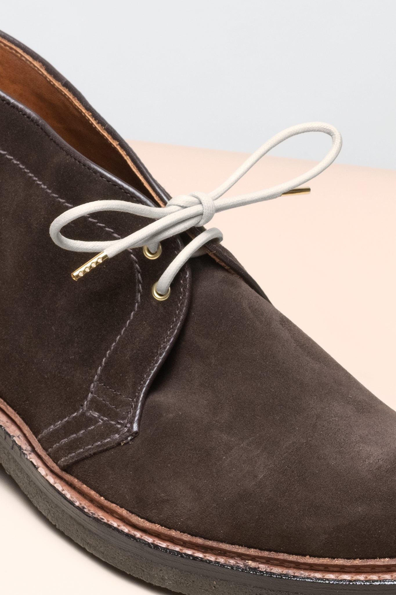 Nikkelgrå | 4 mm runde voksede snørebånd