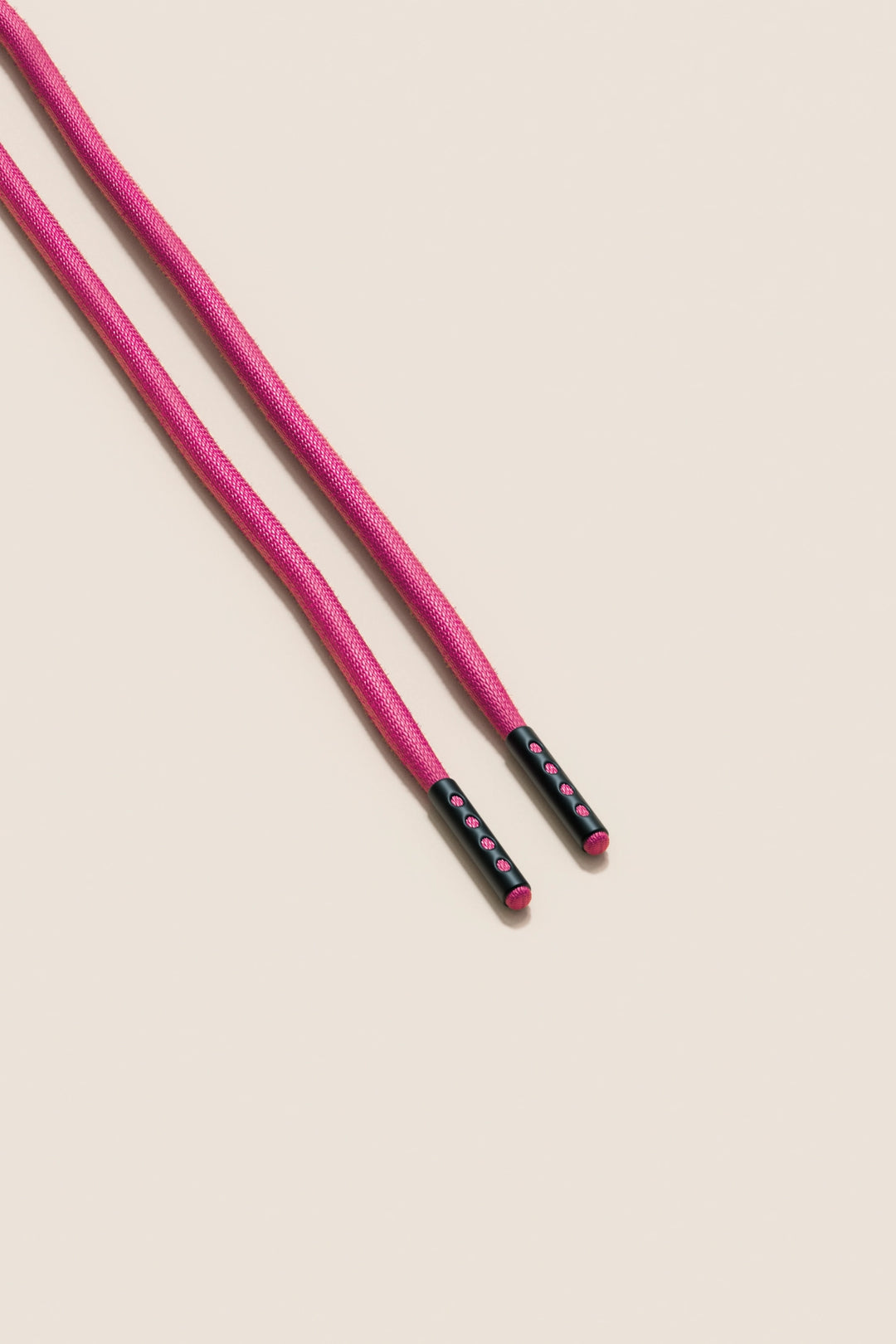 Senkels Hibiscus 4mm Round Waxed Shoelaces with Black Matte Aglets